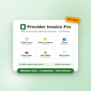 Provider Invoice Pro - Full Version
